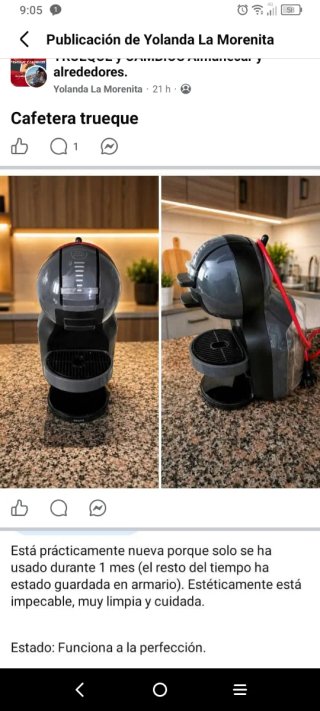 Cafetera Krups Dolce Gusto Automática