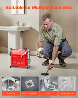 Sturatubi Elettrica 850 W con Cavo in Acciaio