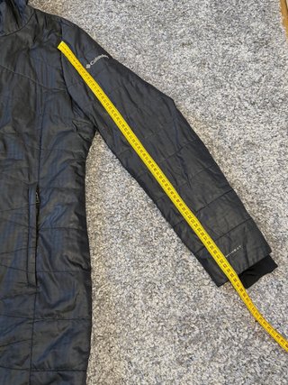 Abrigo largo Columbia negro talla L