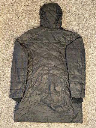 Abrigo largo Columbia negro talla L