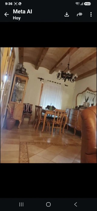 Salón antiguo de roble maciza 7 piezas de 1961