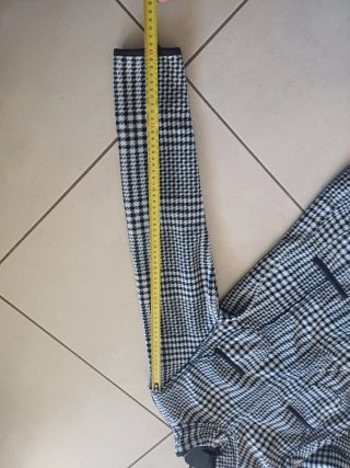 Giacca pile fantasia pied-de-poule LDA