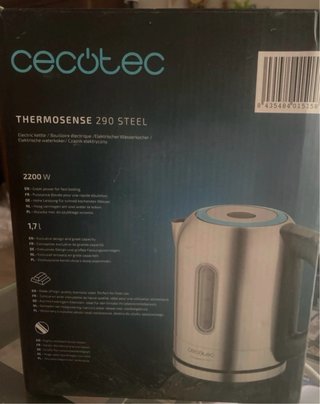 Hervidor Cecotec Thermosense 290 Steel