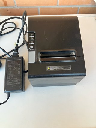 Impresora Térmica de Tickets Negra