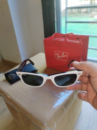 Gafas de Sol Ray-Ban New Wayfarer Blancas