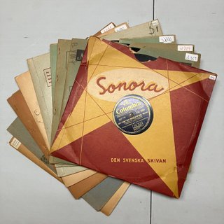 Lote 10 Discos Pizarra Jazz Swing Big Bands