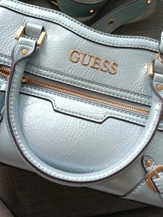 Bolso Guess Azul Claro Nuevo
