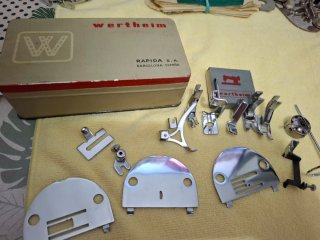 Set de Prensatelas para Máquina Wertheim