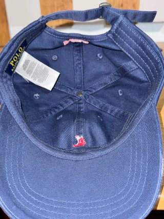 Berretto blu Polo Ralph Lauren con logo
