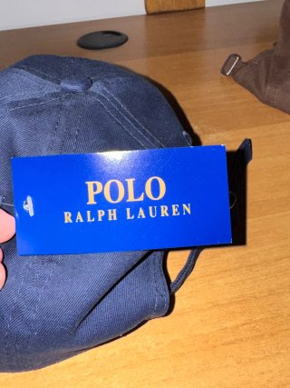 Berretto blu Polo Ralph Lauren con logo
