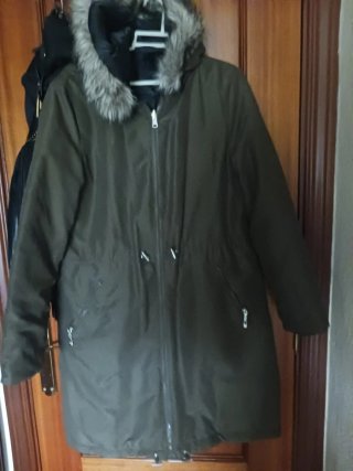 Parka verde militar talla M