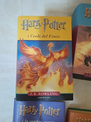 Harry Potter 5 llibres. Ed. Empúries