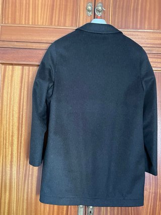 Abrigo Loden caballero negro