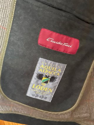 Abrigo Loden caballero negro