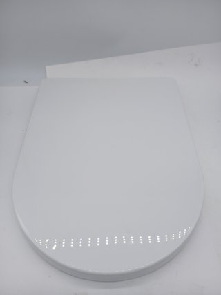 Ibergrif M41001 Tapa wc, Asiento de Inodoro de Cierre Suave en Forma de D con Liberación Rápida para