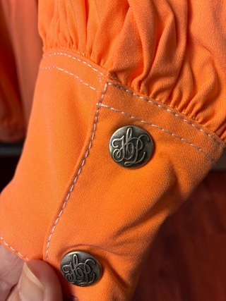 Vestido Highly Preppy naranja talla L