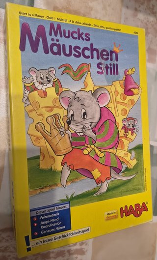 Juego HABA Mucks Mäuschen Still