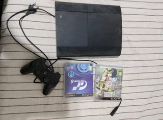 PS3 Super Slim 500GB + Mando + GT6 + FIFA 17