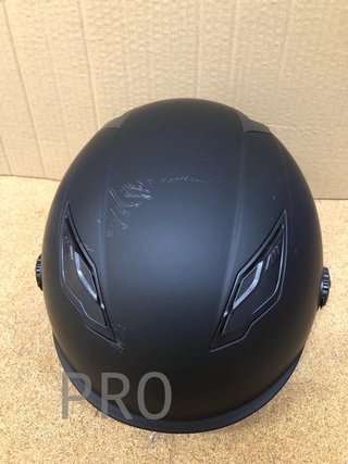 Casco Moto Negro Visera