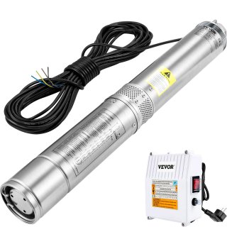 Pompa Sommersa 1100 W per Pozzi Profondi e Orto