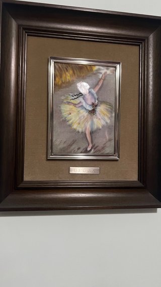 Reproducción Degas Bailarina