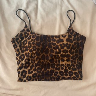 Top de tirantes estampado leopardo Talla M