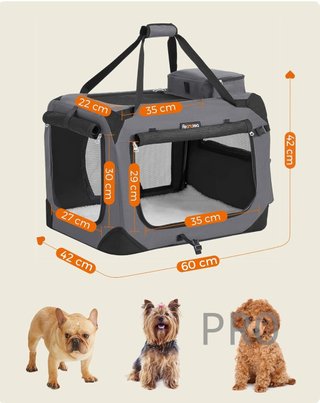 Transportín para gatos y perros - Feandrea