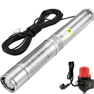 Pompa Sommergibile 550W per Pozzi con Pressostato