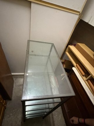 Estantería de Hierro y Cristal