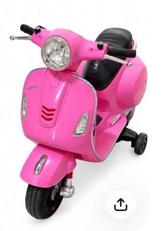 Moto Eléctrica Infantil Rosa