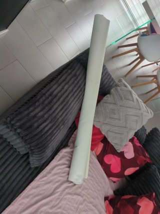 Estor enrollable blanco opaco