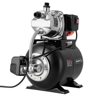 Pompa Pozzi Poco Profondi 735W con Serbatoio 19L