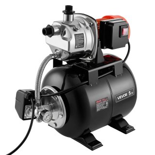 Pompa Pozzi Poco Profondi 735W con Serbatoio 19L