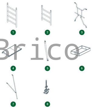 Andamio Modular Profesional DELTA 4 Metros Pack A