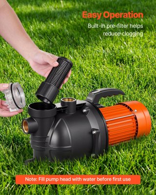 Pompa a Getto per Pozzi Poco Profondi 1300 W in PP
