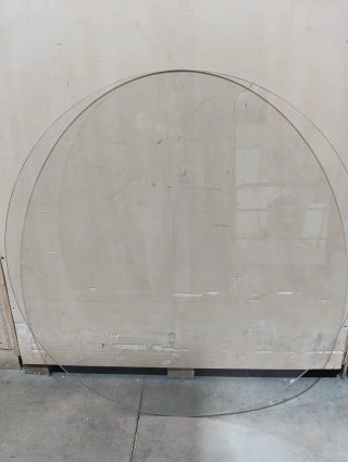 Cristal Redondo para Mesa 110 cm