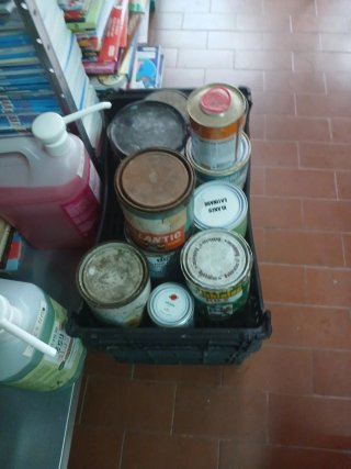 13 Latas Tinta Massas Vernizes Bom Estado
