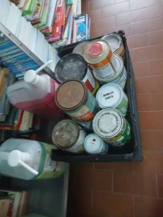 13 Latas Tinta Massas Vernizes Bom Estado