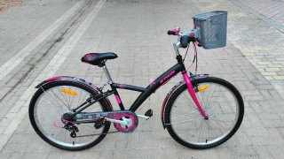 Bicicleta Infantil Btwin Poply 500 Negra