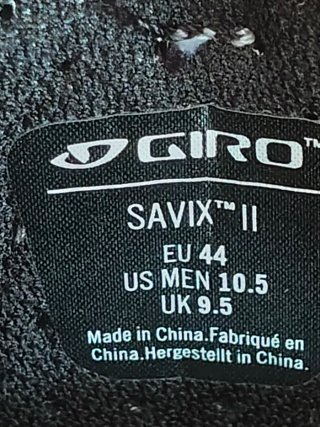 Zapatillas Ciclismo Giro Savix II T.44 NUEVAS