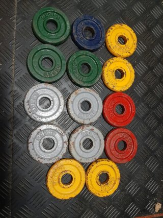 14 Discos de Pesas 0.55kg