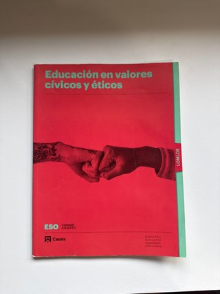 Educación en valores cívicos y éticos ESO LOMLOE