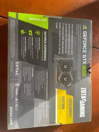 Tarjeta Gráfica Zotac GeForce GTX 1650 4GB