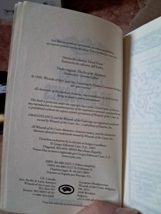 Novela Conjuro de dragones Dragonlance