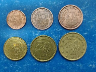 Lote 6 Monedas España 1999