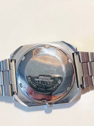 Reloj Seiko 5 TV Screen Negro Automático 1983