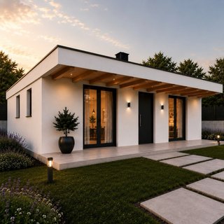 Construcción casa de hormigón