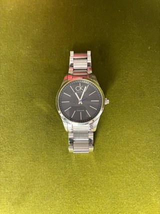 Reloj Calvin Klein Bold Negro y Plateado