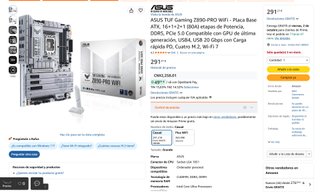 Placa Base ASUS TUF Gaming Z890-PRO WiFi