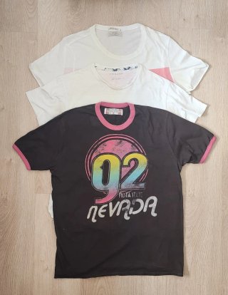 Pack 3 Camisetas Manga Corta Talla M